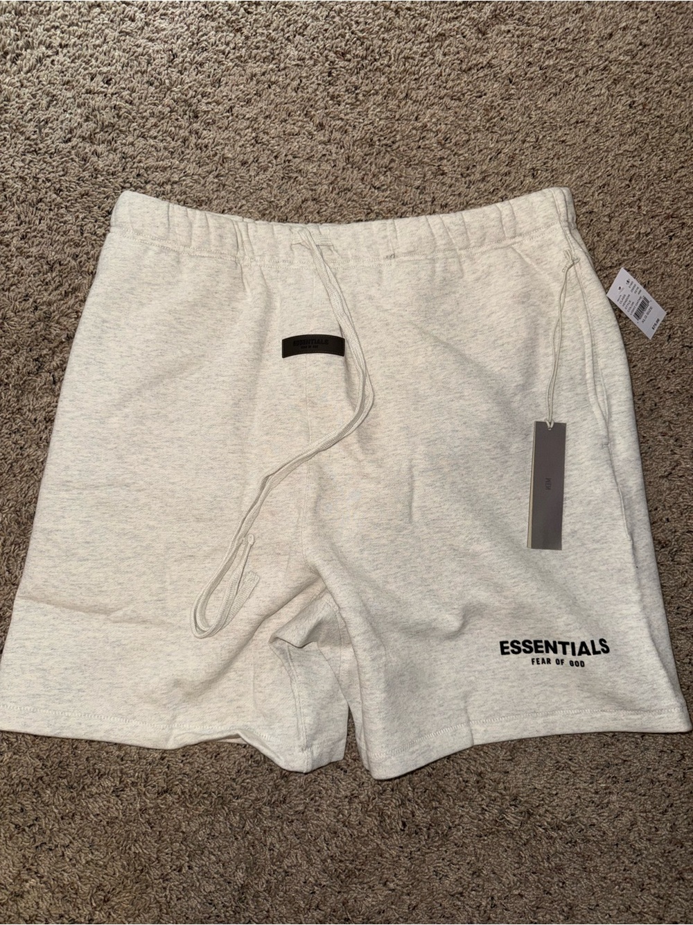 Fear of God Essentials Athletic Shorts - Light Heather Gray